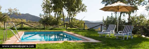 Elección de la casa rural con piscina en La Alpujarra