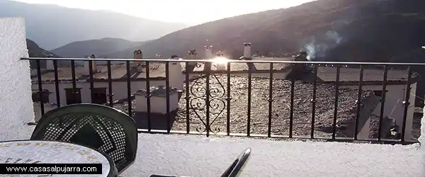 Casas con terraza típica de La Alpujarra