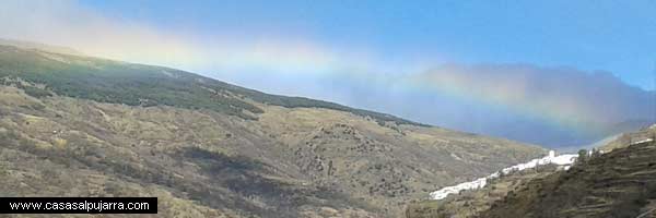 Arco iris en Sierra Nevada