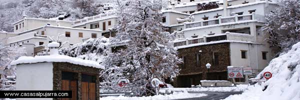 La Alpujarra con nieve