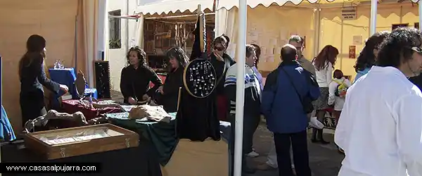 Alberto en la feria artesania Alpujarra