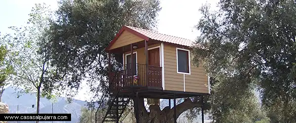 Alojados en una cabaña de La Alpujarra