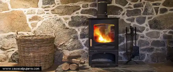 Casas rurales con calefacción de leña