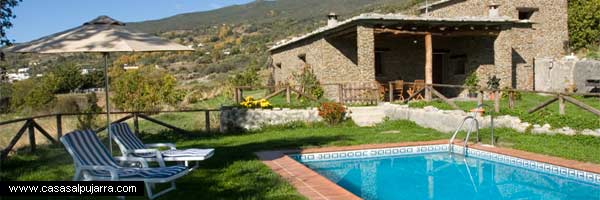 Casas con piscina en La Alpujarra