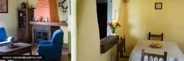 Salón y comedor Cortijo Casilla Noguera La Alpujarra