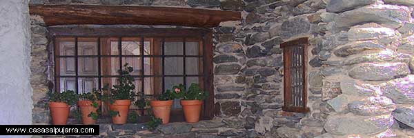 Las ventanas típicas alpujarreñas