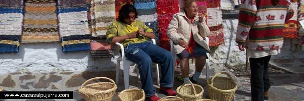 Artesanía con cañas y mimbre Alpujarra