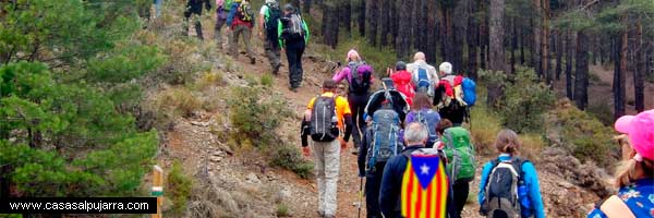 Excursión de catalanes en La Alpujarra